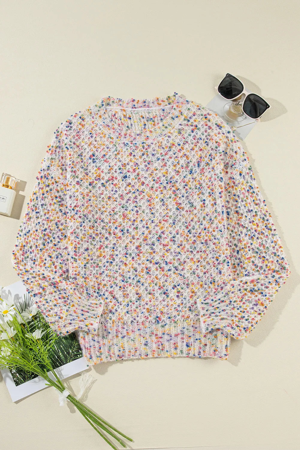 Round Neck Long Sleeve Sweater